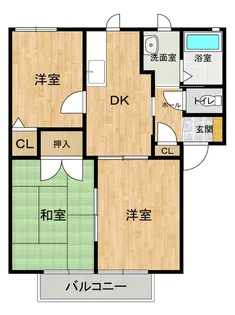 ドミールIDA【2階】の間取り