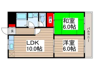 シティーハウス舞【2階】の間取り