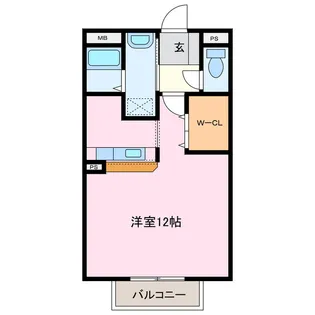 グランシャリオ【2階】の間取り