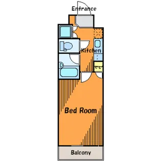 ルーブル目黒【4階】の間取り