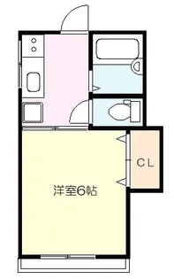 第一山形ハイツ【2階】の間取り