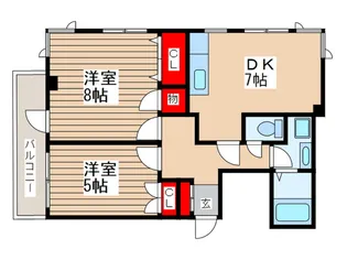第2ア-ク山崎【3階】の間取り