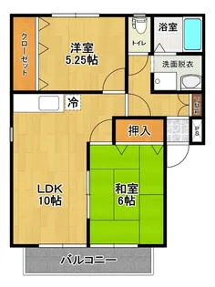 エスポワール石堂 A棟【2階】の間取り