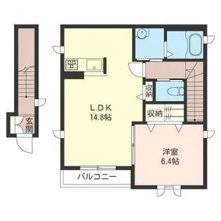 エスポワール【2階】の間取り