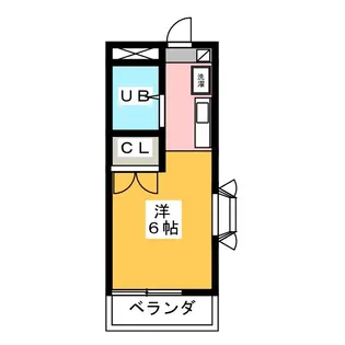 パンシオン アヴニール【2階】の間取り