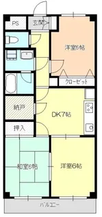 サングリーン所沢【2階】の間取り