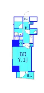 ズーム川崎イースト【11階】の間取り