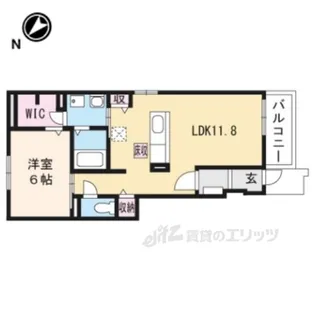 パラシオ2【1階】の間取り