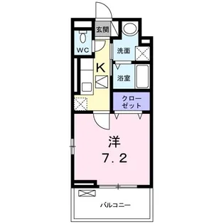 Apt.くりくま【1階】の間取り