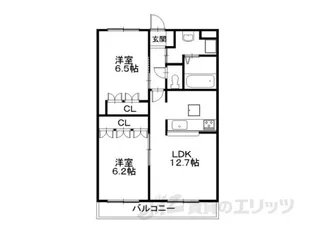 レマルージュ【1階】の間取り