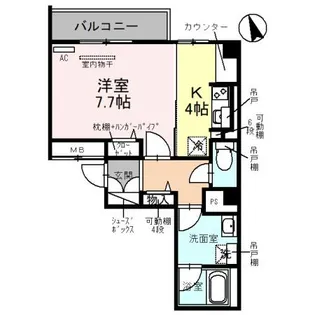 D-residence長居【2階】の間取り