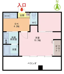 グランドール丸岡【3階】の間取り