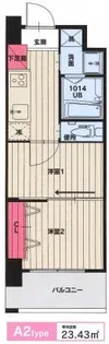 No.102 MARINA GATE II【7階】の間取り