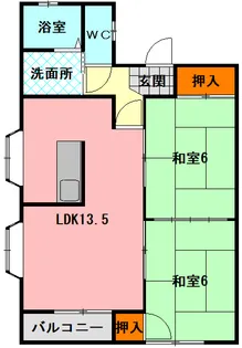 Kens駒生【2階】の間取り