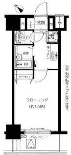 メインステージ茅場町【4階】の間取り