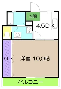 アバイド【2階】の間取り