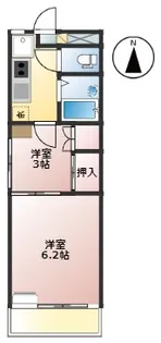 メゾン八尾【2階】の間取り