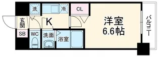 プレサンス名古屋STATIONフレア【11階】の間取り