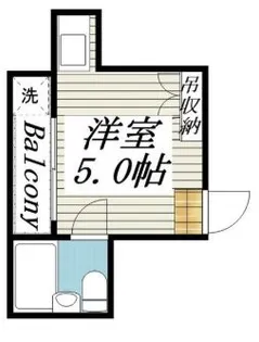 フラット中野【3階】の間取り