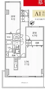 TLRレジデンス磯子駅前【3階】の間取り