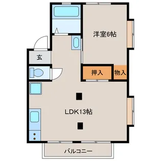 ALTBAU ARAI【1階】の間取り