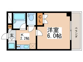 ベルパレス【1階】の間取り
