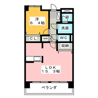 ソレアード【3階】の間取り