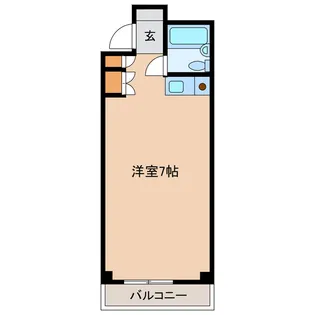 エースフラッツ【2階】の間取り