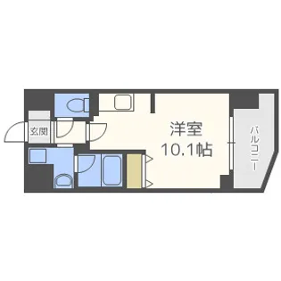 KDXレジデンス難波南【4階】の間取り