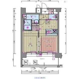 プレサンス福島ミッドエル【13階】の間取り