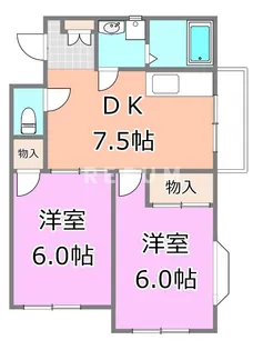 アトレII【1階】の間取り