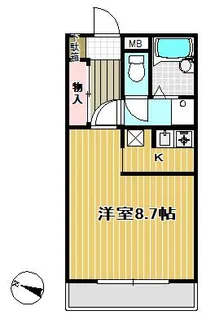 グランデージチバ【1階】の間取り