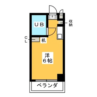 SINGLE PLACE【4階】の間取り