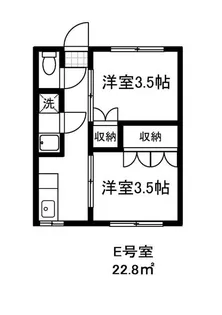 コーポ千代荘【3階】の間取り