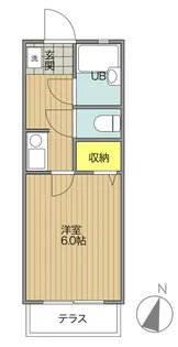 T-net 清水コーポII【1階】の間取り