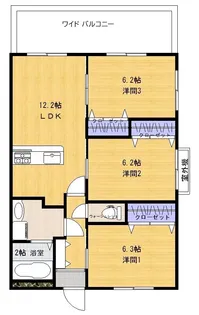 スターマンション【1階】の間取り