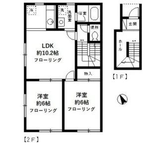 ソレーユ南荻窪【2階】の間取り