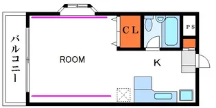 シティハイツ【2階】の間取り