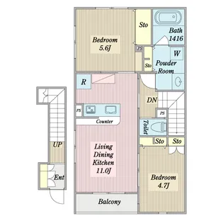 セリーナ【2階】の間取り