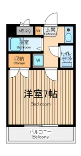 シティーユー中町2【3階】の間取り