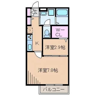 ディアVP【1階】の間取り