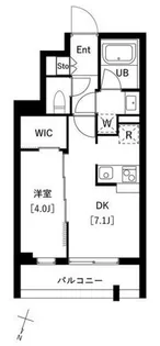 タスキプライムテラス中村橋【1階】の間取り