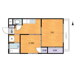 コーポ柳町【1階】の間取り