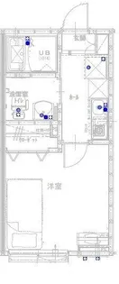 グランソフィア松戸【1階】の間取り