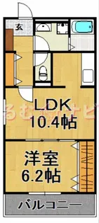 アシスト博多南【2階】の間取り