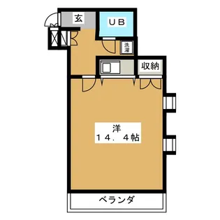 ドエル市川弐番館【1階】の間取り