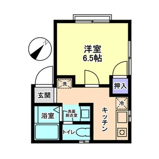 信開セルーラ粟津駅西2【1階】の間取り