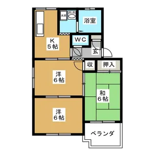 ヴィラ・パストラーレ【2階】の間取り