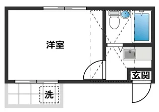 ホワイトビラ【1階】の間取り