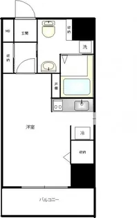 WEST・K【7階】の間取り